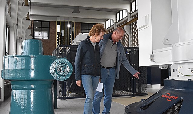 Het boezemgemaal was een interessant en nog werkend monument. | Foto: Piet van Kampen