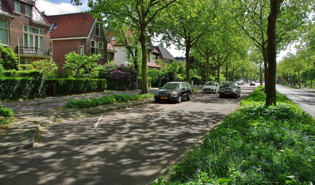 De Leidsestraatweg, tussen de Terweeweg en de verkeerslichten met de Warmonderweg wordt ook een blauwe zone. | Archieffoto Willemien Timmers