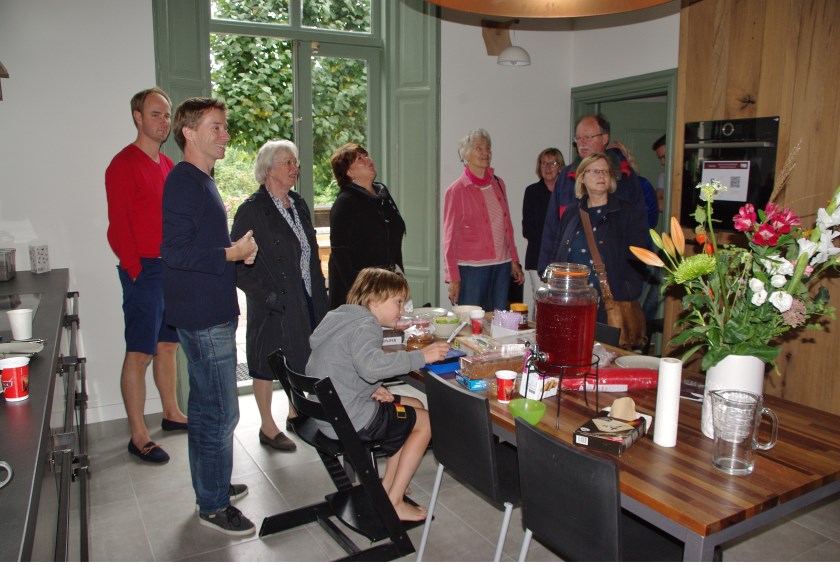 Belangstellenden werden gastvrij ontvangen in het prachtig gerenoveerde Klein Curium. | Foto's Willemien Timmers