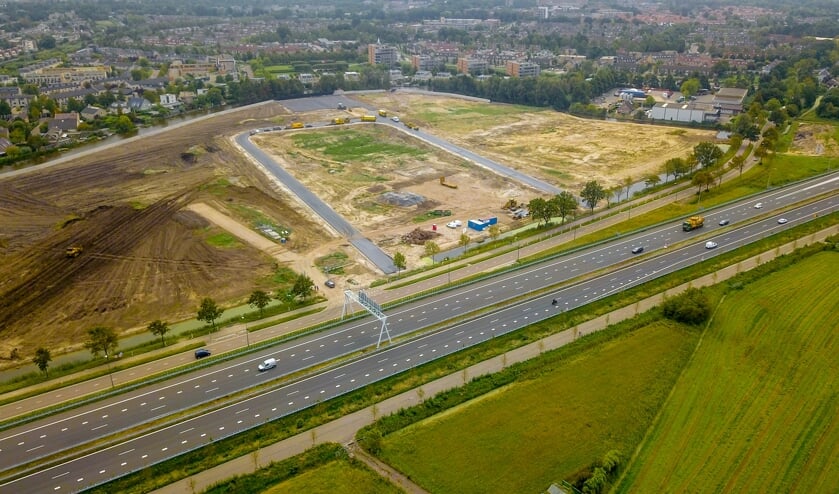 De weg De Boeg ligt er al met aansluiting op de Haarlemmerstraatweg. | Foto Eric Krom