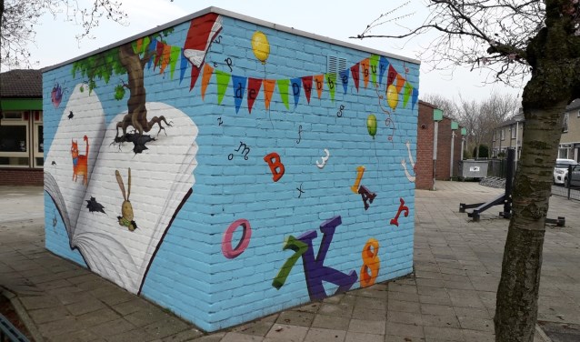 Tot 1 augustus a.s. is dit het schoolplein voor de leerlingen van De Dubbelburg locatie Rijnsburg.