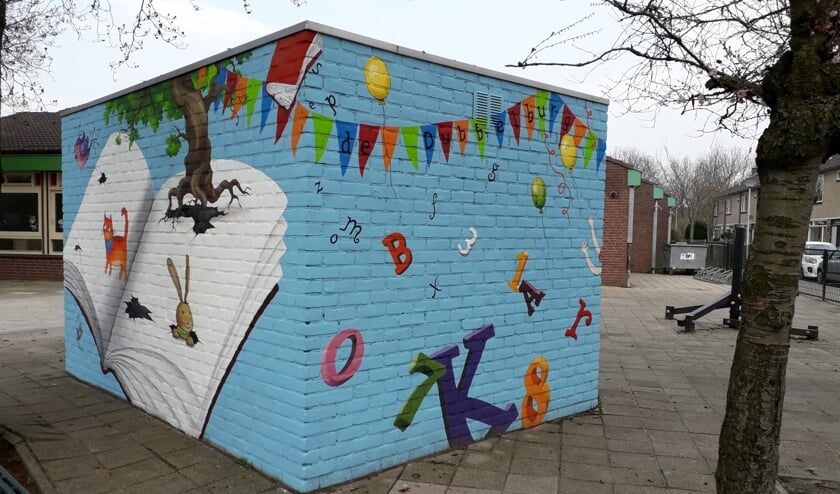 Tot 1 augustus a.s. is dit het schoolplein voor de leerlingen van De Dubbelburg locatie Rijnsburg.