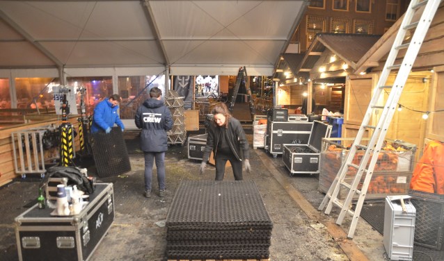 Uit en over. Zondagavond werd al begonnen met de afbouw. Foto: Fotobureau Monica van der Stap.
