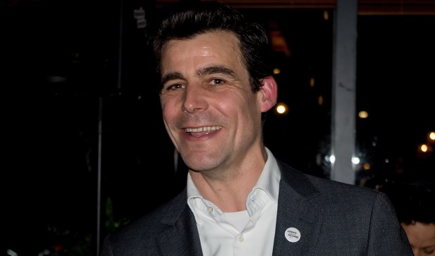Voorzitter Didos van Dam van de Leiderdorpse Ondernemersvereniging.
