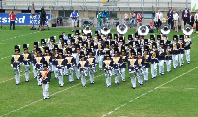 Adest Musica in marsformatie tijdens het laatste WMC in 2013. | Foto: pr.