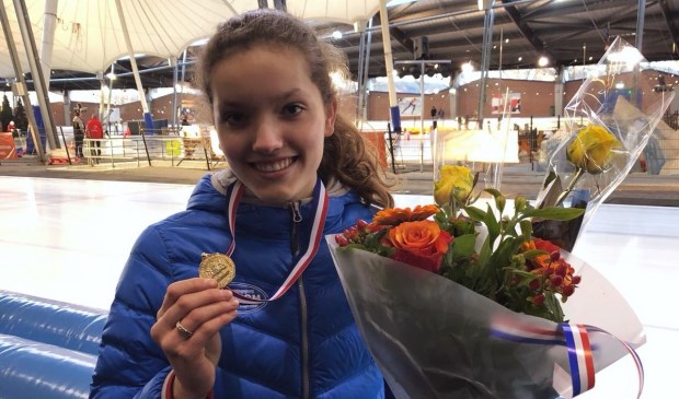 Pien Hersman wint goud.