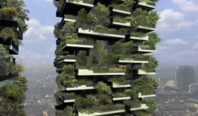 Een verticaal bos in Milaan, straks ook in Leiden?