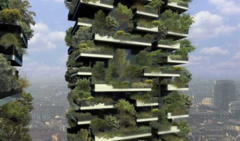 Een verticaal bos in Milaan, straks ook in Leiden?