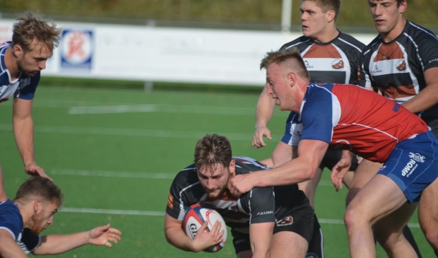 Duncan Overmeire buffelt voor The Bassets. | Foto: pr.