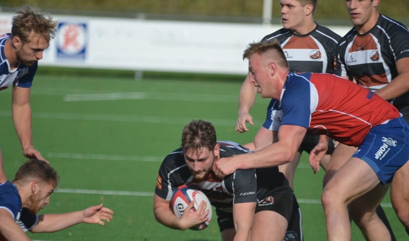 Duncan Overmeire buffelt voor The Bassets. | Foto: pr.