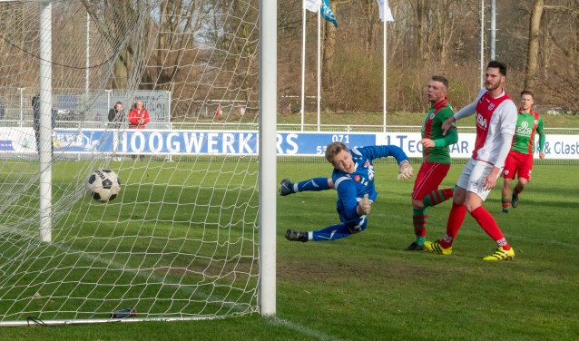 RCL kreeg twee tegendoelpunten te verwerken. | Foto: J.P. Kranenburg