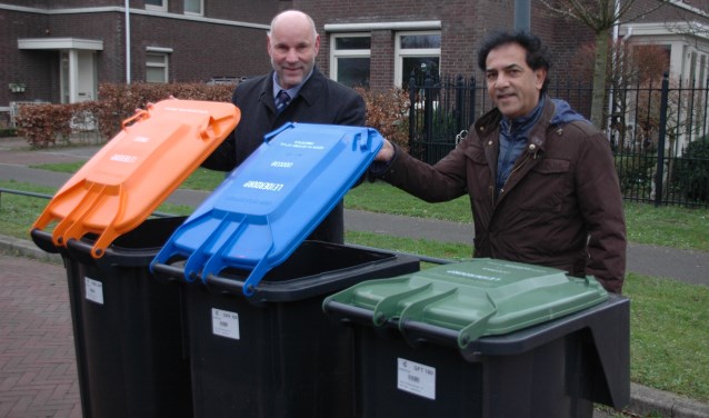 De start van de pilot 'omgekeerd inzamelen' in de wijk 't Heerlijk Recht in januari 2018. | Archieffoto: C. v.d. Laan