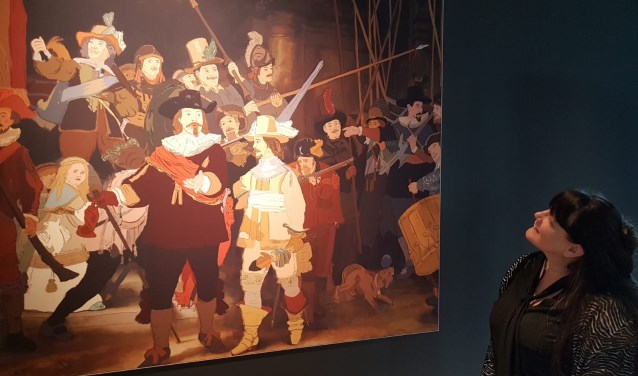 Natacha bij 'haar' Nachtwacht. | Foto: pr