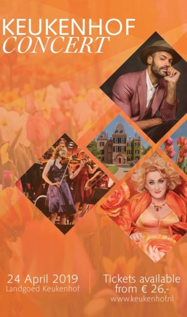 Op 24 april is er een lenteconcert op Landgoed Keukenhof.
