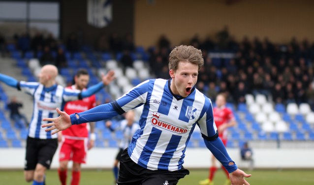 Marc de Kruijs maakte twee doelpunten. | Foto: OrangePictures