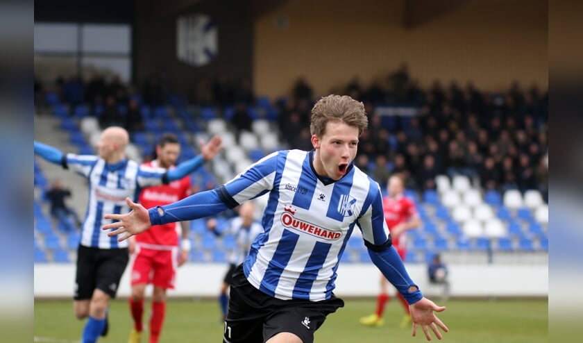 Marc de Kruijs maakte twee doelpunten. | Foto: OrangePictures