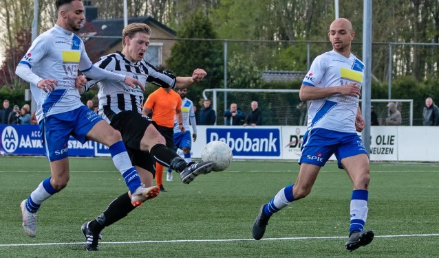 Rick van Dijk maakte het enige doelpunt voor SJC. | Foto: Johanna Wever