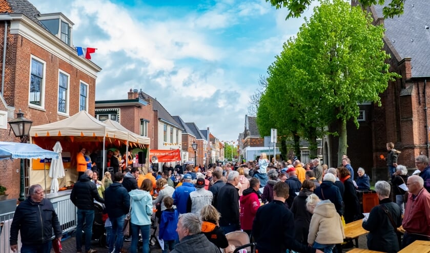 Drukte tijdens de aubade