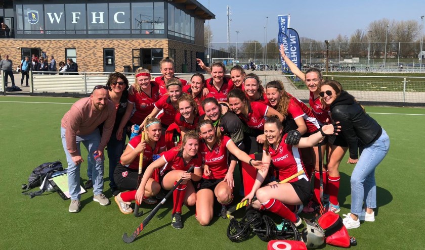 Dames 1 Hisalis kon voldaan van het veld af in Hoorn.