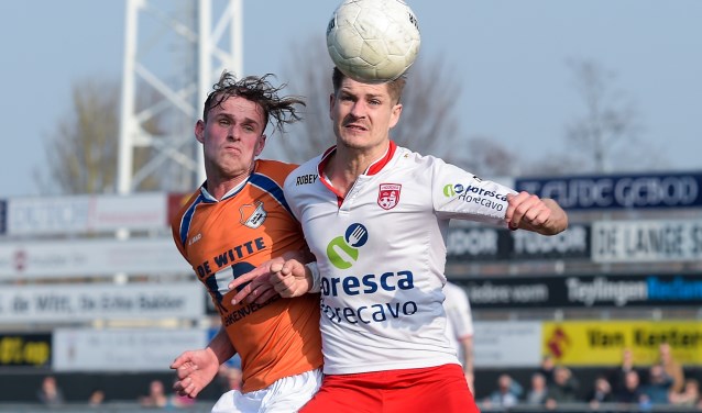 Tjeerd Westdijk zorgde voor het winnende doelpunt. | Foto: OrangePictures
