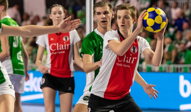 Stan Olsthoorn valt goed in tijdens de finale. | Foto René van Dam