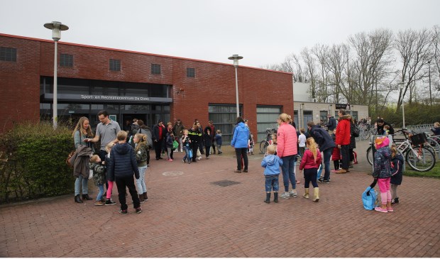 Alle bezoekers moesten het zwembad verlaten.