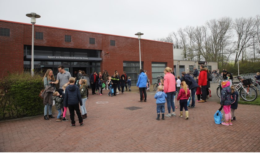 Alle bezoekers moesten het zwembad verlaten.