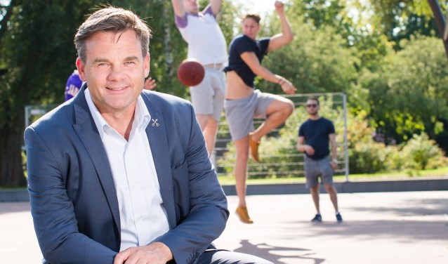 Wethouder Dirkse gaat voor een bewegelijk Leiden. Foto: Mike van Bemmelen.