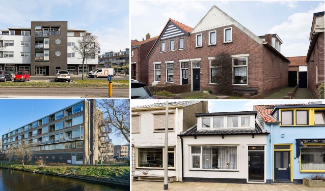 Deze woningen stonden afgelopen gisteren nog te koop. | Compilatie: pr
