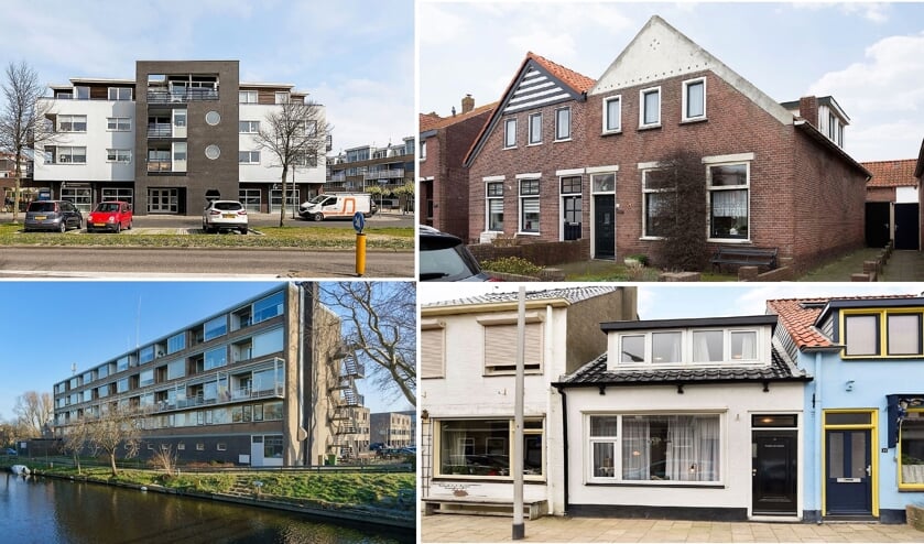 Deze woningen stonden afgelopen gisteren nog te koop. | Compilatie: pr