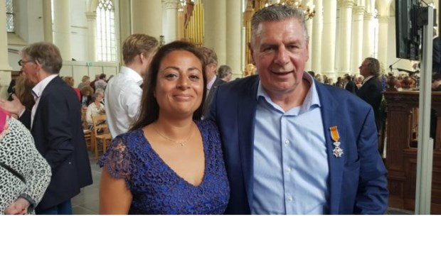 Tom Holswilder, een van de gedecoreerden. | Foto: Emile van Aelst