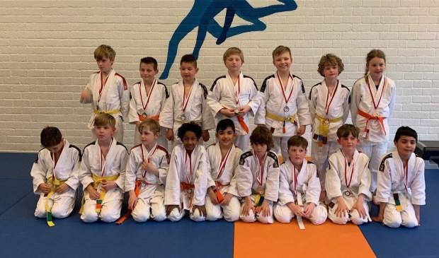 Een groep deelnemers.