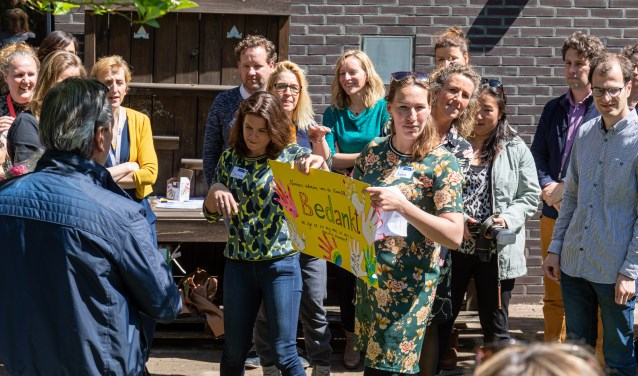 De 'doeners' van Het Vergeten Kind werden uitvoerig bedankt.