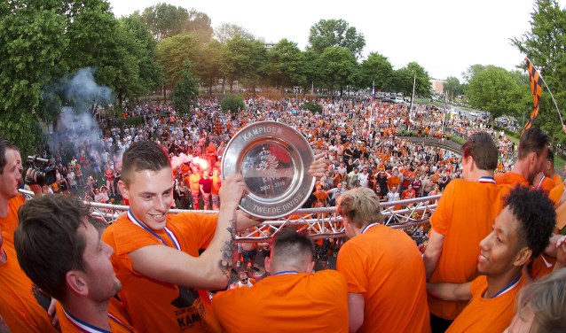 VV Katwijk werd vorig jaar kampioen in de Tweede Divisie. | Foto: vv Katwijk
