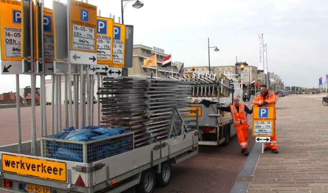 Met borden zal worden aangegeven waar tijdelijk niet geparkeerd kan worden. | Foto: Wim siemerink