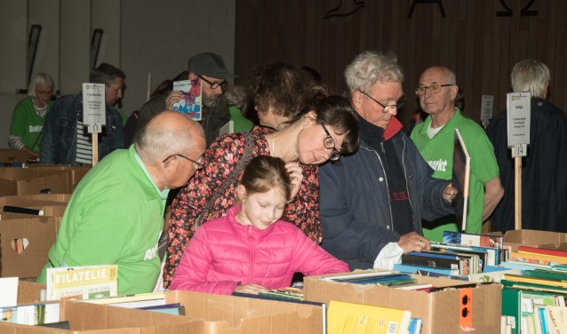 Bezoekers van alle leeftijden waren vrijdag en zaterdag op zoek naar leesvoer.