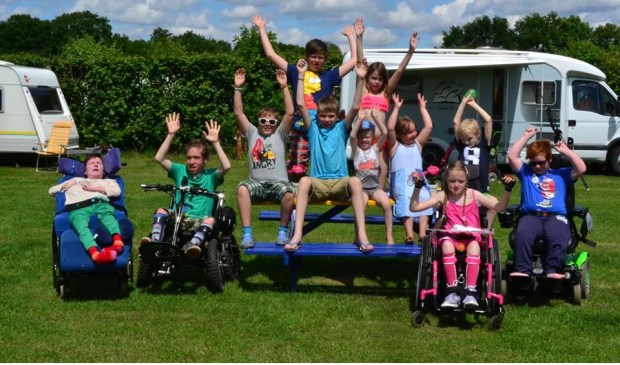 Handicamp houdt een open dag bij Samoza in Vierhouten om te laten zien dat je met een beperking ook prima kunt kamperen.