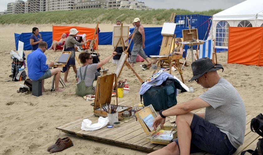 Schilderfestival op het strand | Foto: Archief