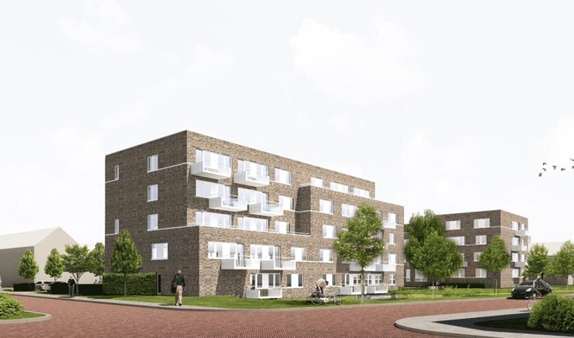 Het toekomstige Brittenstein. | Artist Impression Rijnhart Wonen