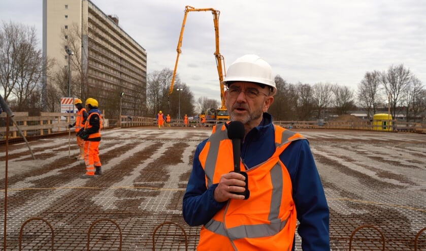 Belangrijke mijlpaal; beton gestort op Koningin Julianabrug - Alles over Katwijk