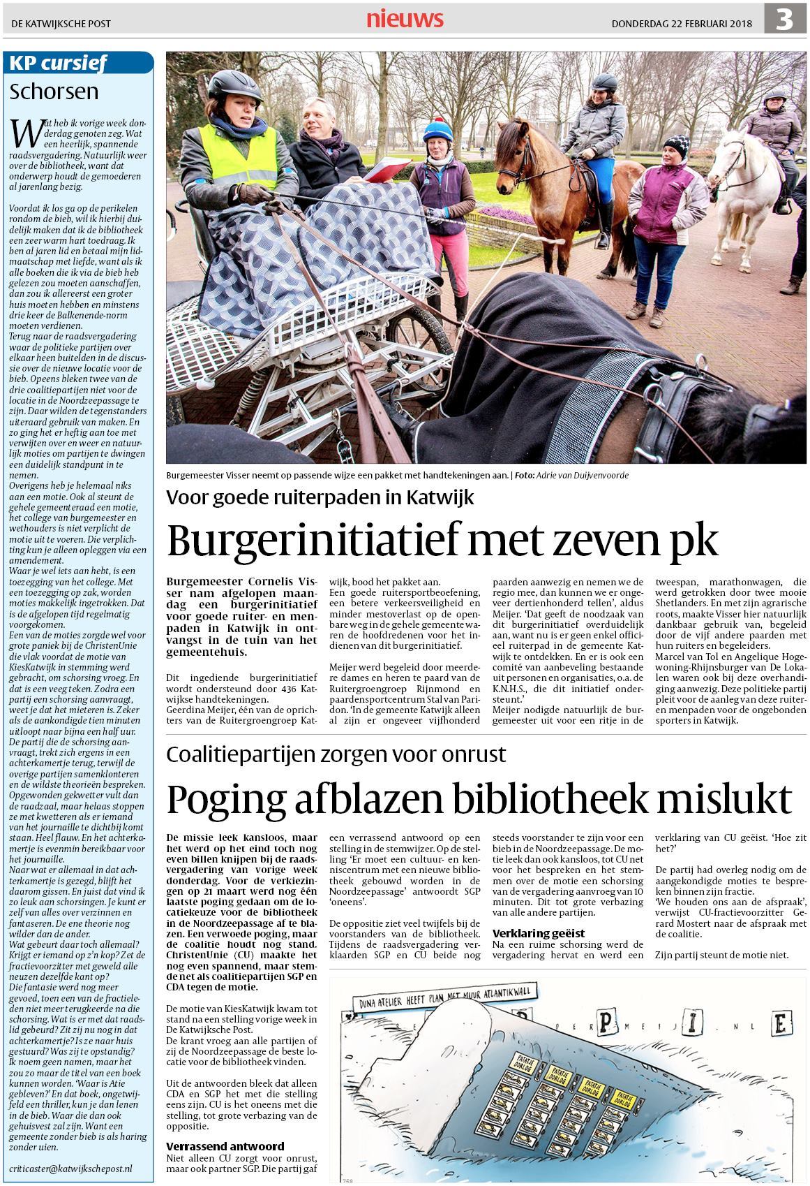 De Katwijksche Post 22 februari 2018 De Katwijksche Post 22 februari 2018