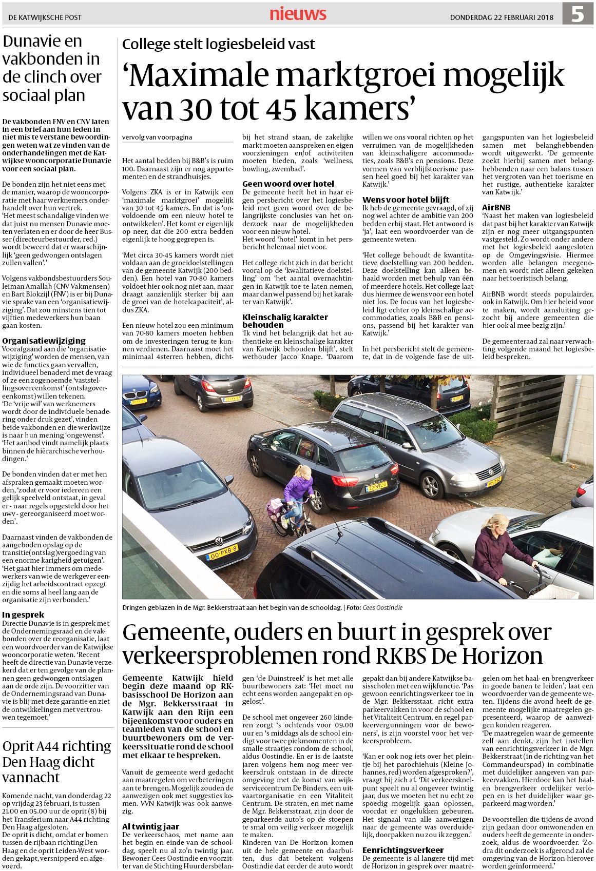 De Katwijksche Post 22 februari 2018 De Katwijksche Post 22 februari 2018