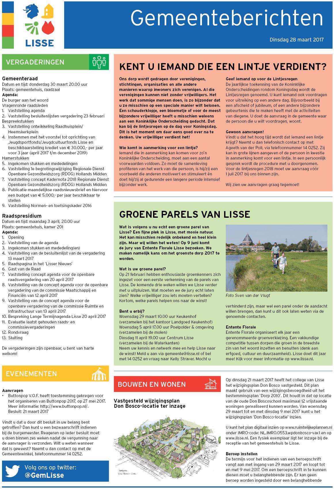 Lissernieuws De Hillegommer 28 Maart 2017 - 