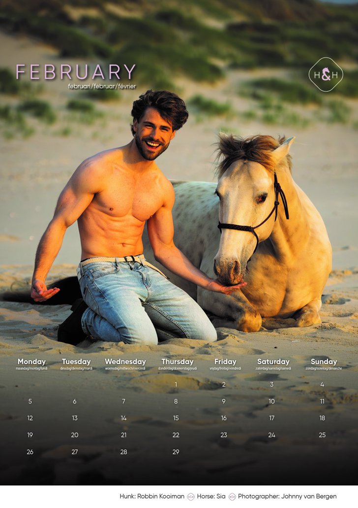 Winactie Knappe hunks voor het goede doel op de nieuwe Horse and Hunk