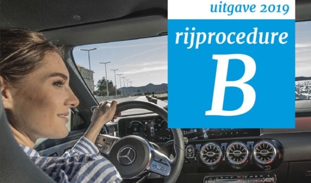 De bovenste helft van de cover van de nieuwe Rijprocedure van VERJO.