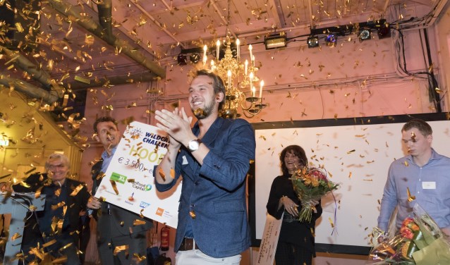 Tim van Dooren is blij met de overwinning: "Wat startte als idee wordt steeds meer werkelijkheid…"