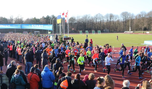 De start van de RiemersmaLeasing Kangoeroeloop in 2016. Foto: Frans van Mensfoort