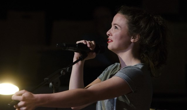 Tijdens de eerste editie van Poetry
