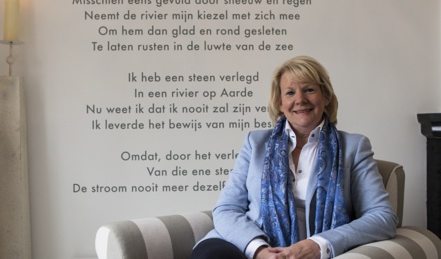 Paulien Graves in de stilteruimte van het Afscheidshuis: "Dit werk is mijn passie". Foto: Michel van de Langenberg