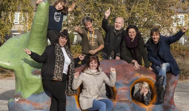 Een deel van het team van De Tijd en Ruimte. Foto: Michel van de Langenberg